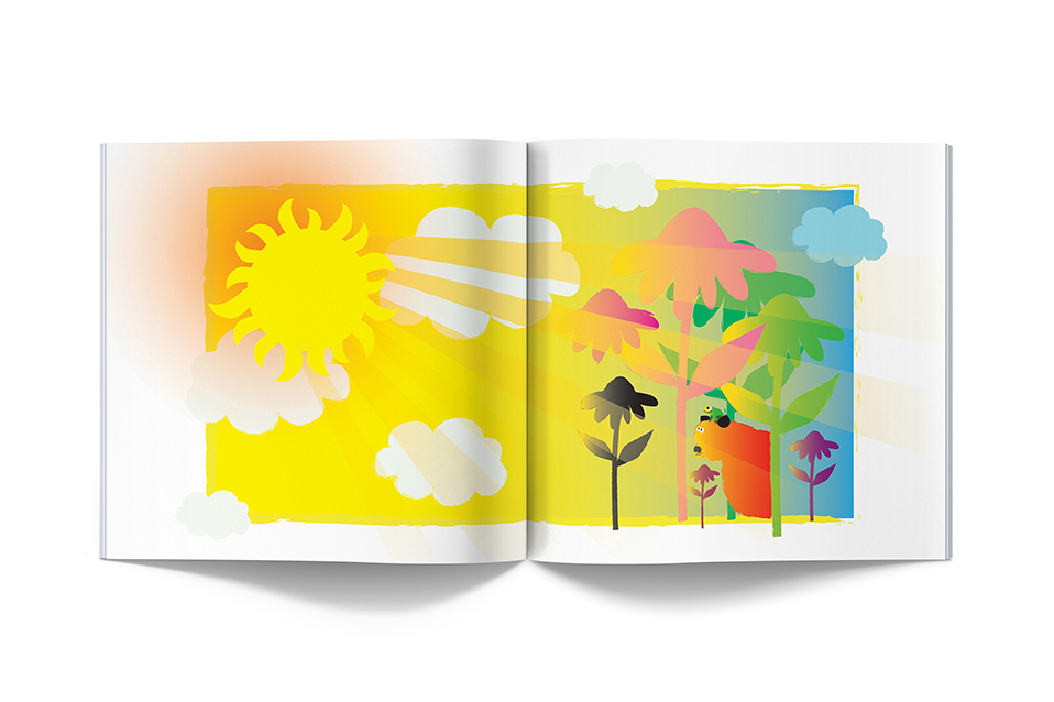 Kinderboek met illustraties