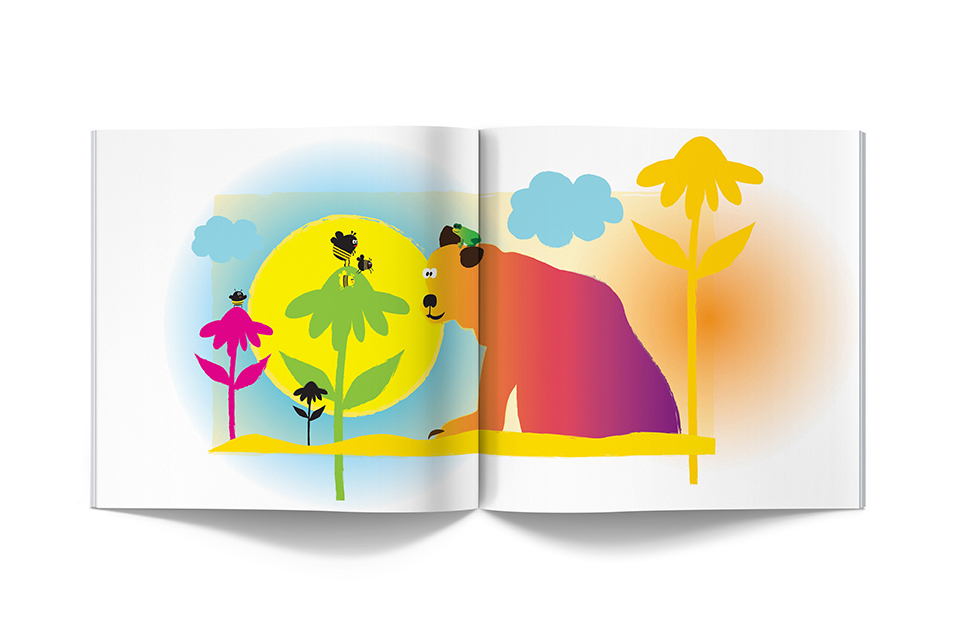 Kinderboek met illustraties