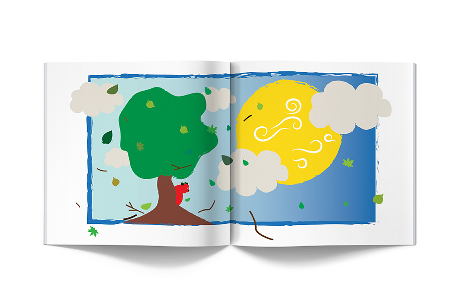 Kinderboek met illustraties